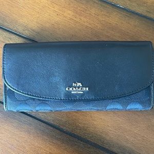 Black coach wallet